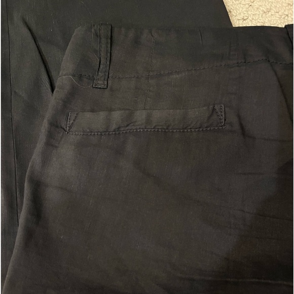 Theory Wide-Leg Pant in Stretch Linen-Blend Pant - Picture 5 of 7